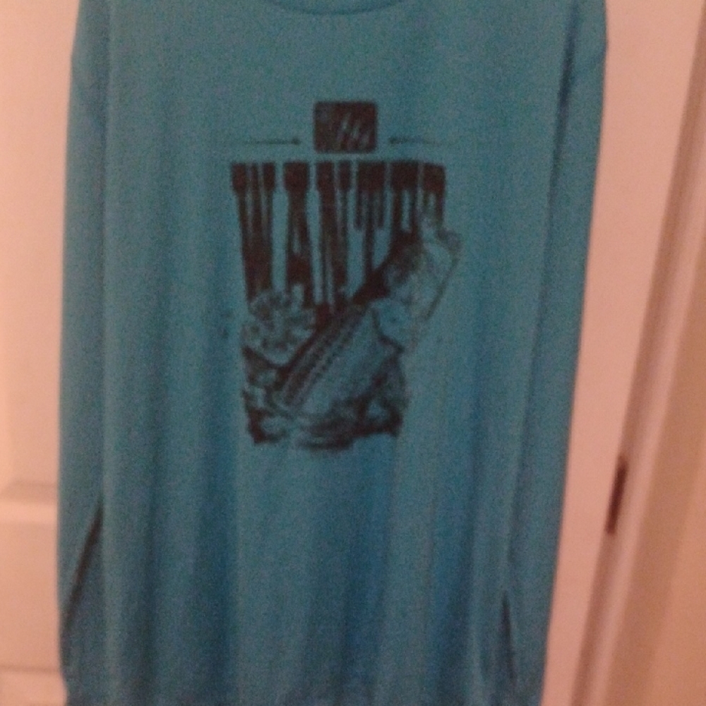 Blue Graphic Long Sleeve Dri Fit